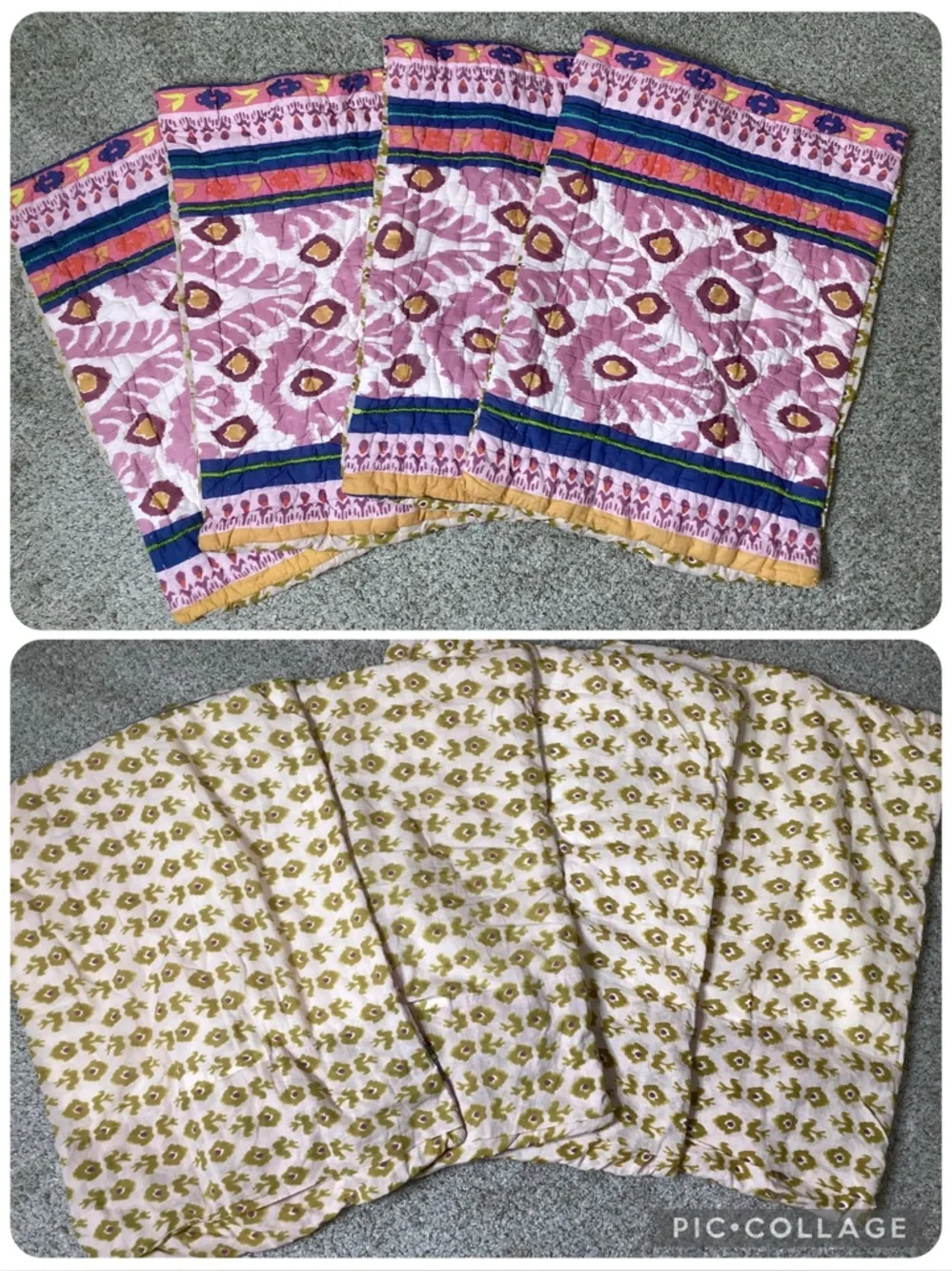 Anthropologie Four (4) Standard Kamali Shams